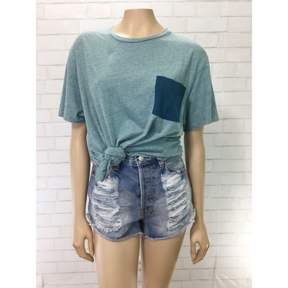 j crew slim washed pocket tee